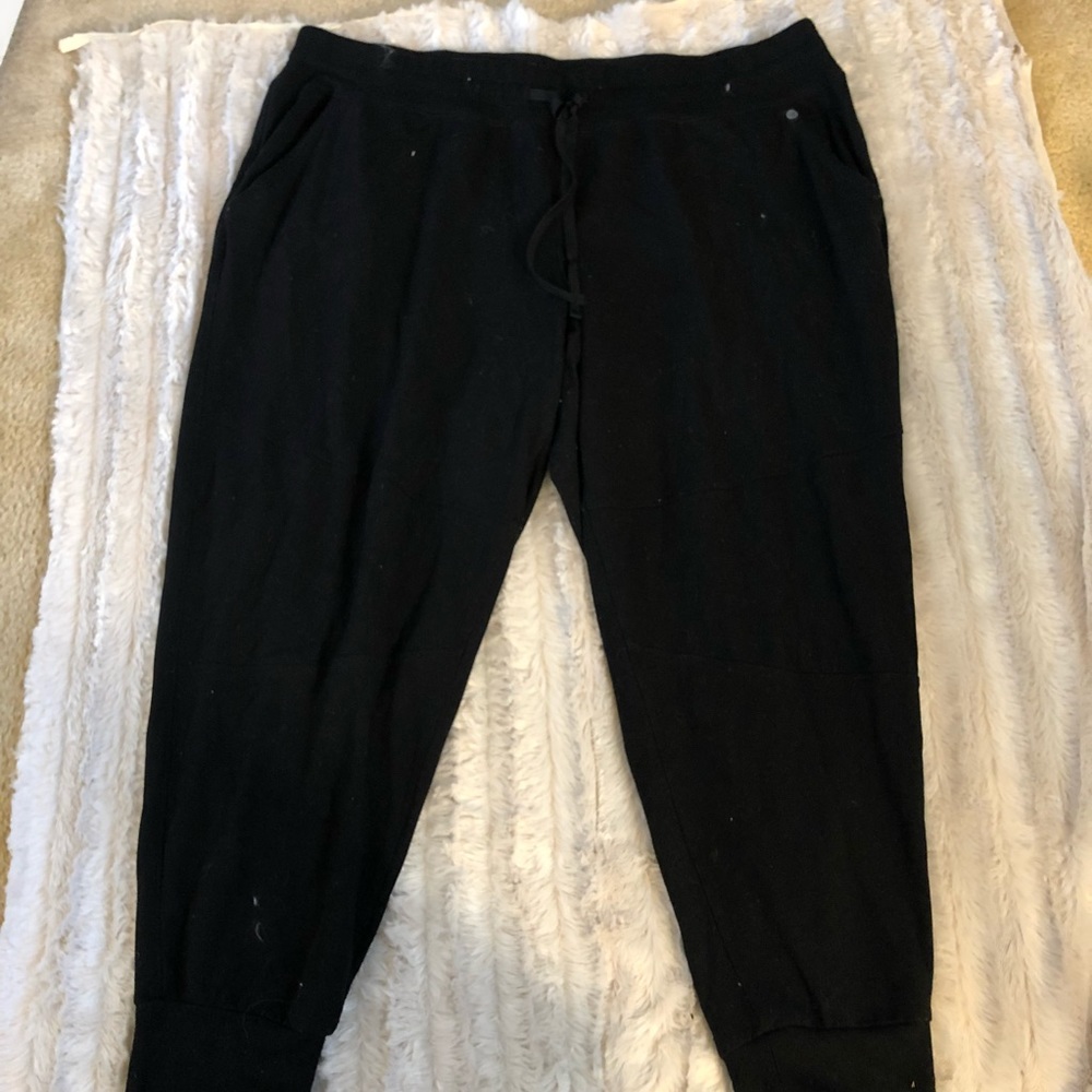 LANE BRYANT BLACK JOGGER